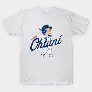 Shohei Ohtani Batting Caricature T-Shirt